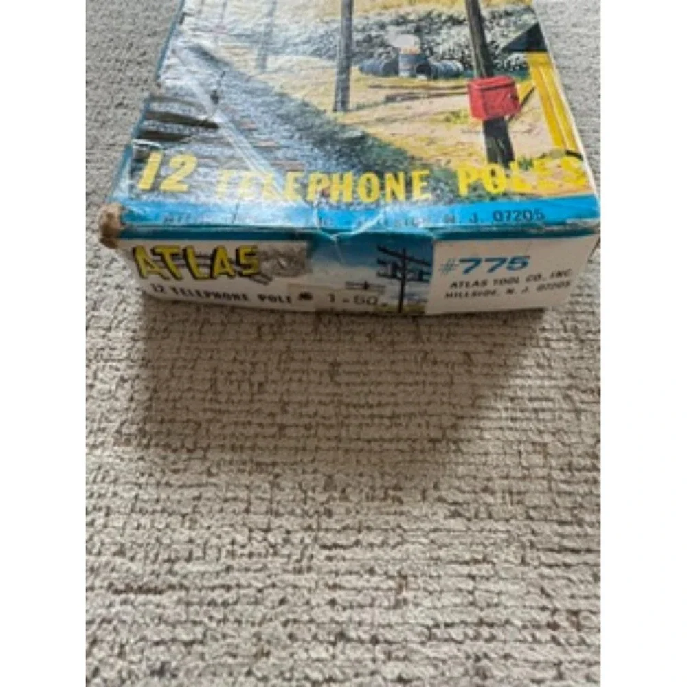 Atlas 775 HO Scale 10 Telephone Poles